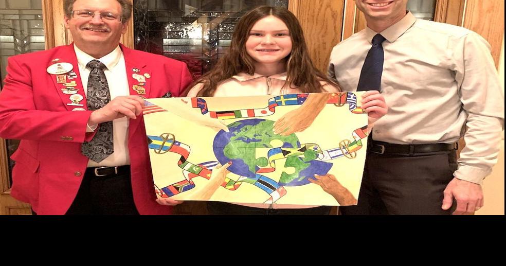 Wisconsin Lions Club announces Delf tied for third in Peace Poster