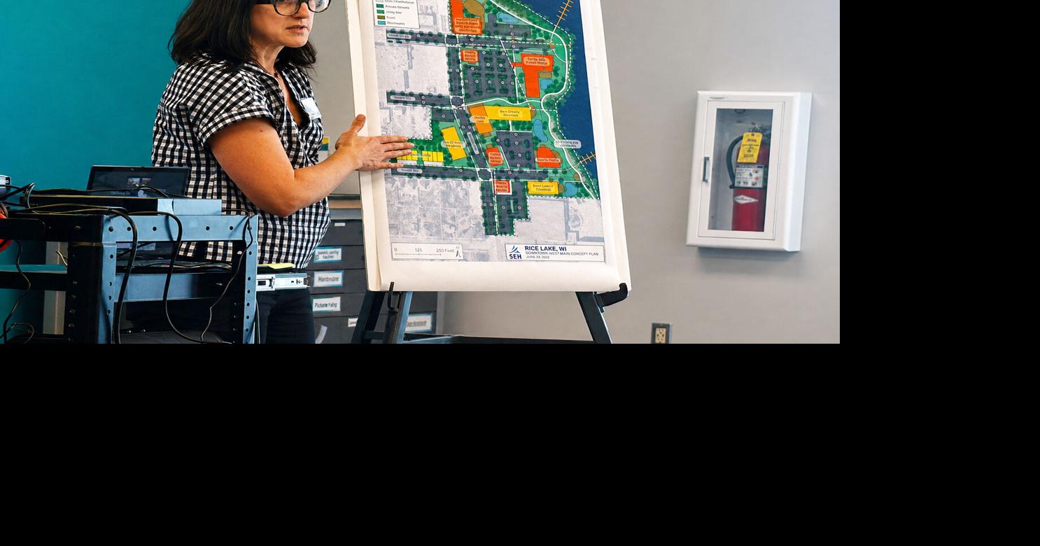 Rice Lake residents review Broten property redevelopment concept plan