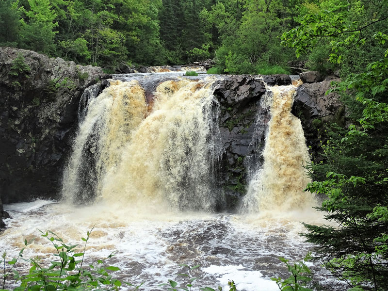 Focus on nature Tallest waterfall in Wisconsin Free
