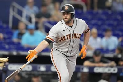 Giants Marlins Baseball