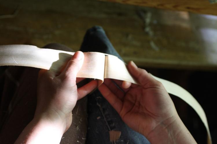 April Stone has rediscovered the lost art of black ash basketmaking