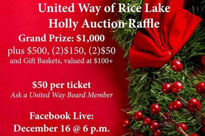 See United Way's Holly Auction Raffle online