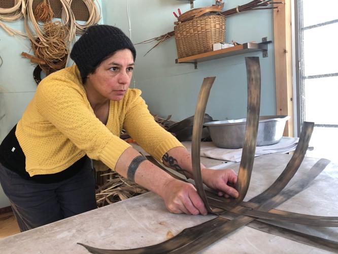 April Stone has rediscovered the lost art of black ash basketmaking Subscriber