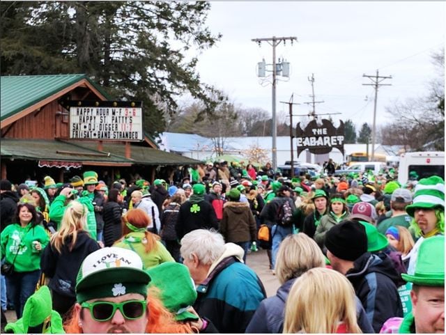 cross lake st patrick day