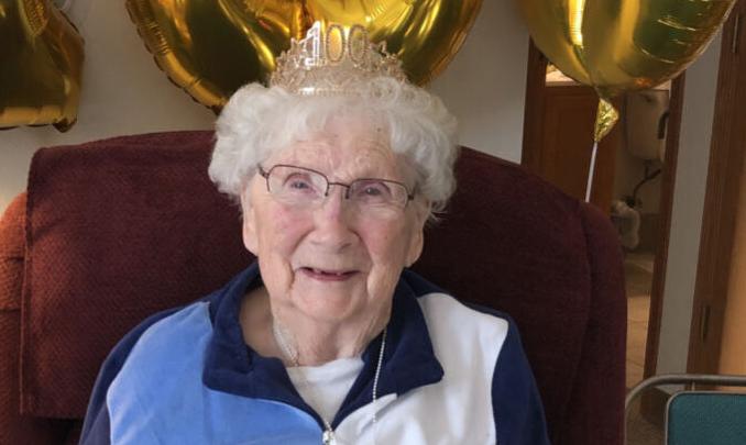 Former Rice Lake woman celebrates 100th birthday