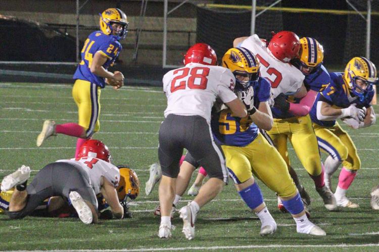 Prep football Rice Lake scores defensive touchdown in dominating