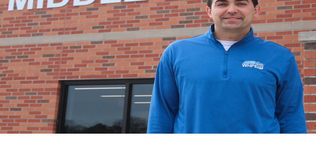 Ryan McKinney, Spooner Middle School, is honored as National Teacher of