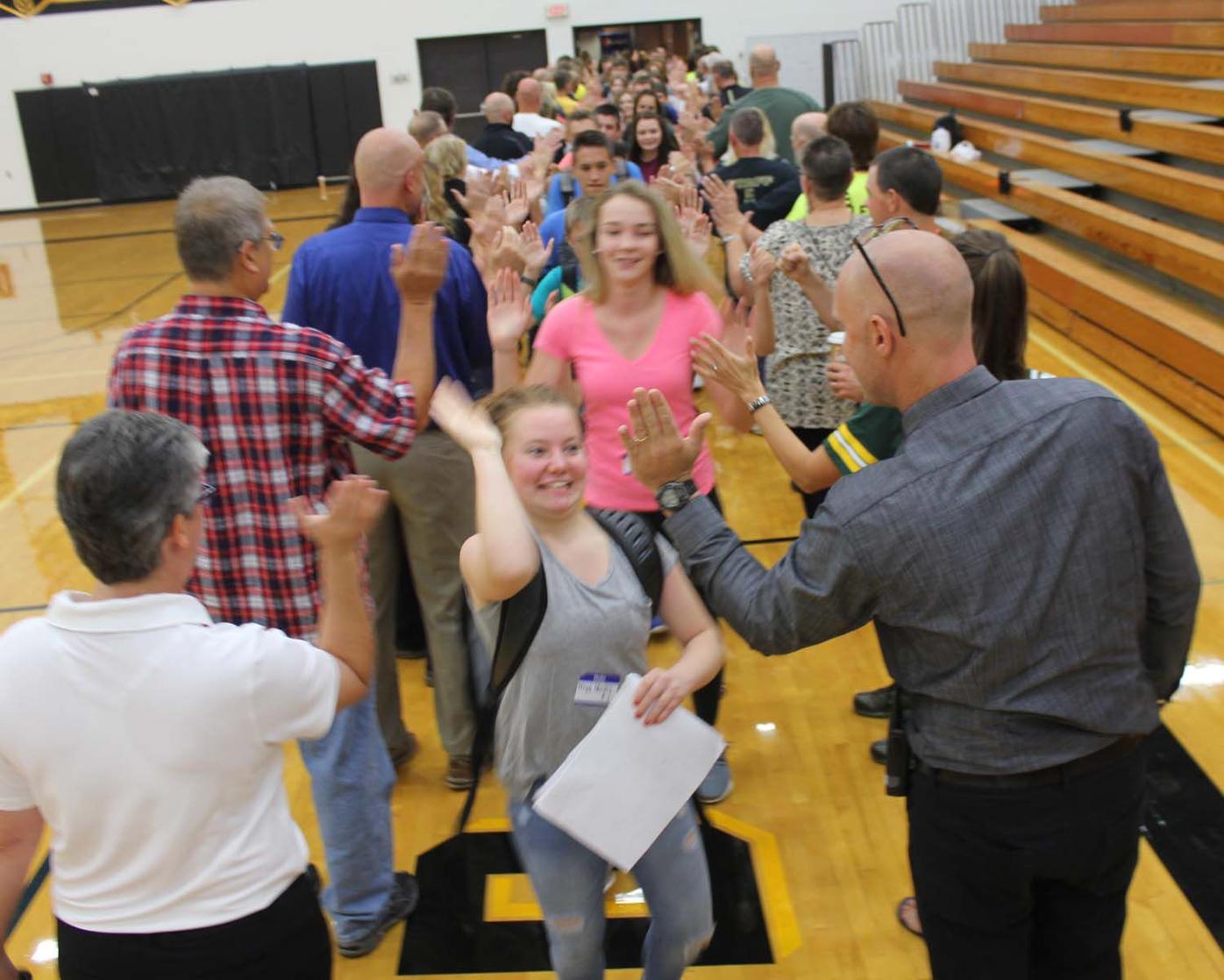 Freshmen Orientation at Hayward High School, Thursday, Sept. 1, 2016