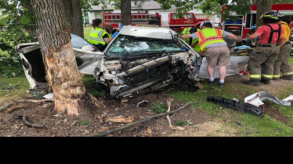 Friday crash on SS resulted in one man flown to hospital Rice Lake