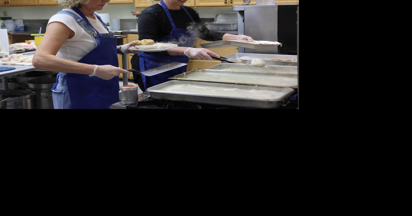 Cooking fish at St. Joseph’s | Sawyer County Record | apg-wi.com