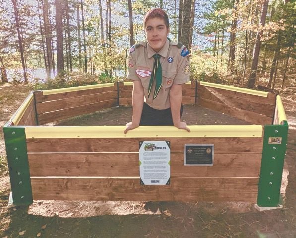 Miles's Eagle Scout project – Gaga Ball pit – completed at Silverthorn Park  | 