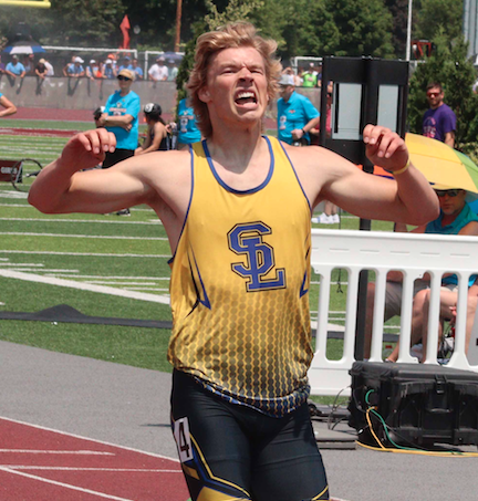 Landon Deneen sets state record as he captures 1st in 400 meters High School apg wi