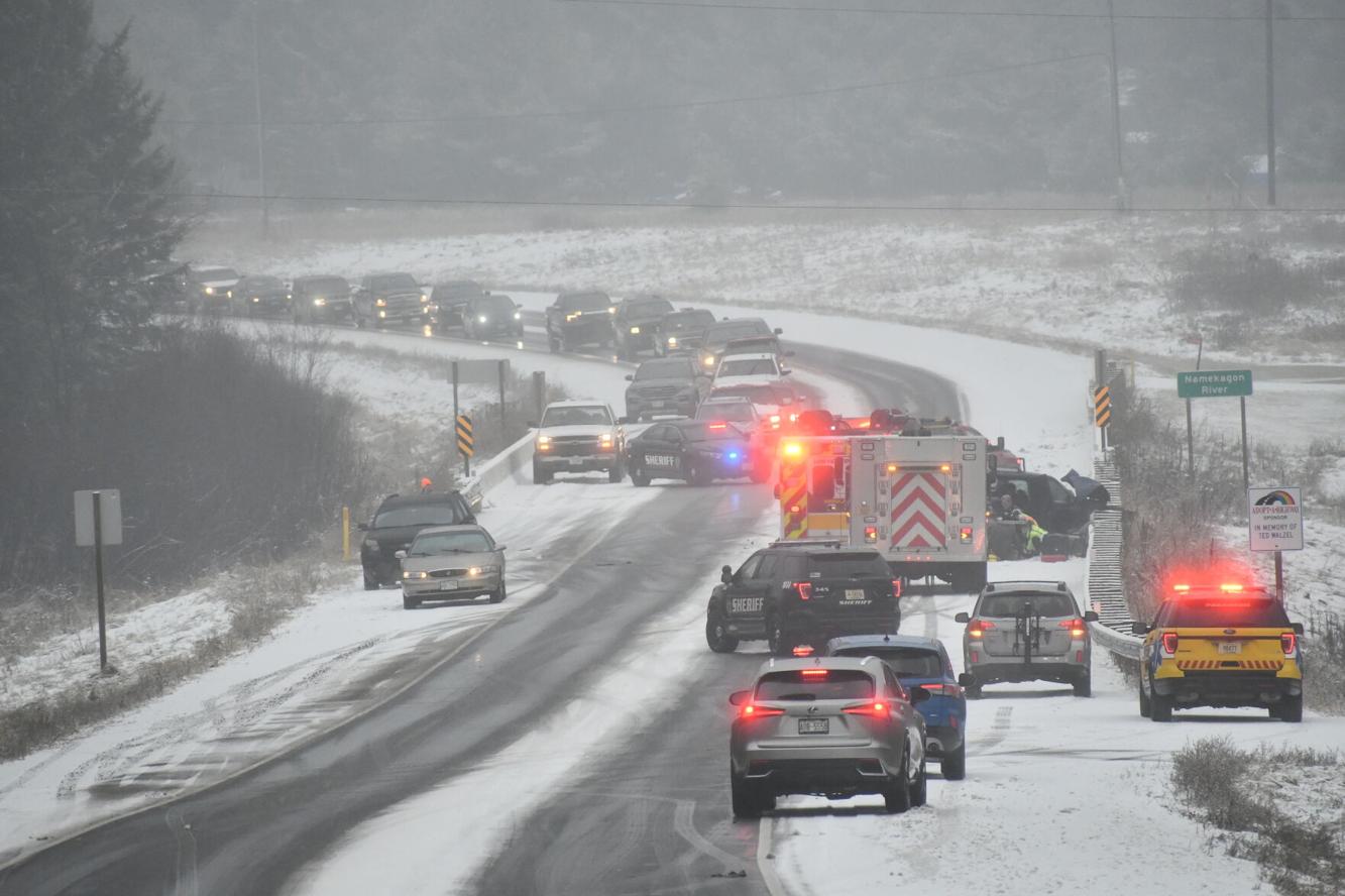 Four injured in headon crash on Hwy. 63 north of Hayward Nov. 22