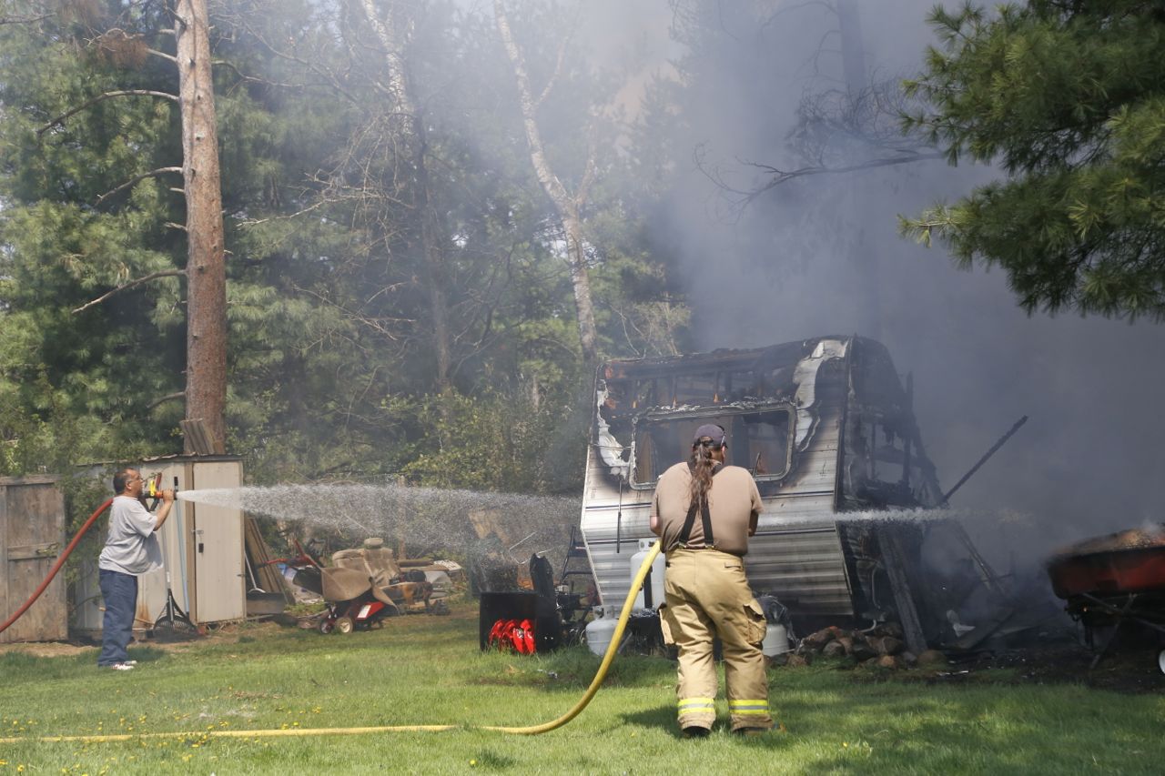 Fire Destroys Camper-trailer On Bacon Strip | Free | Apg-wi.com