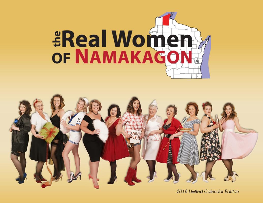 Real Women Of Namakagon 2018 calendar now available Free
