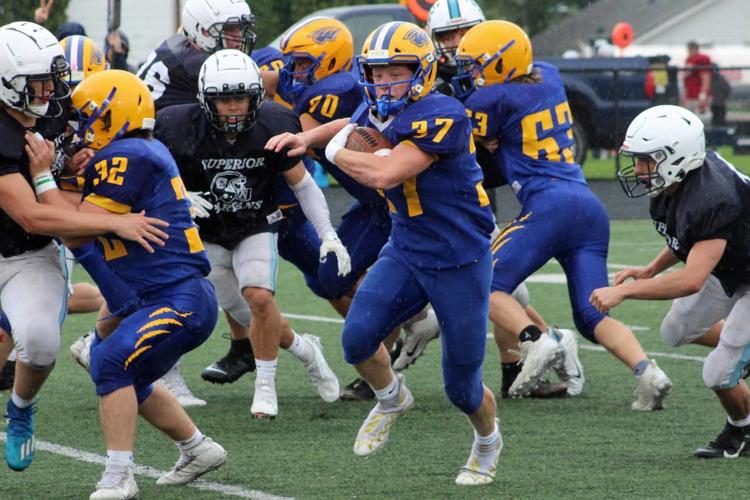 Photo gallery Rice Lake Warriors football scrimmage Photos