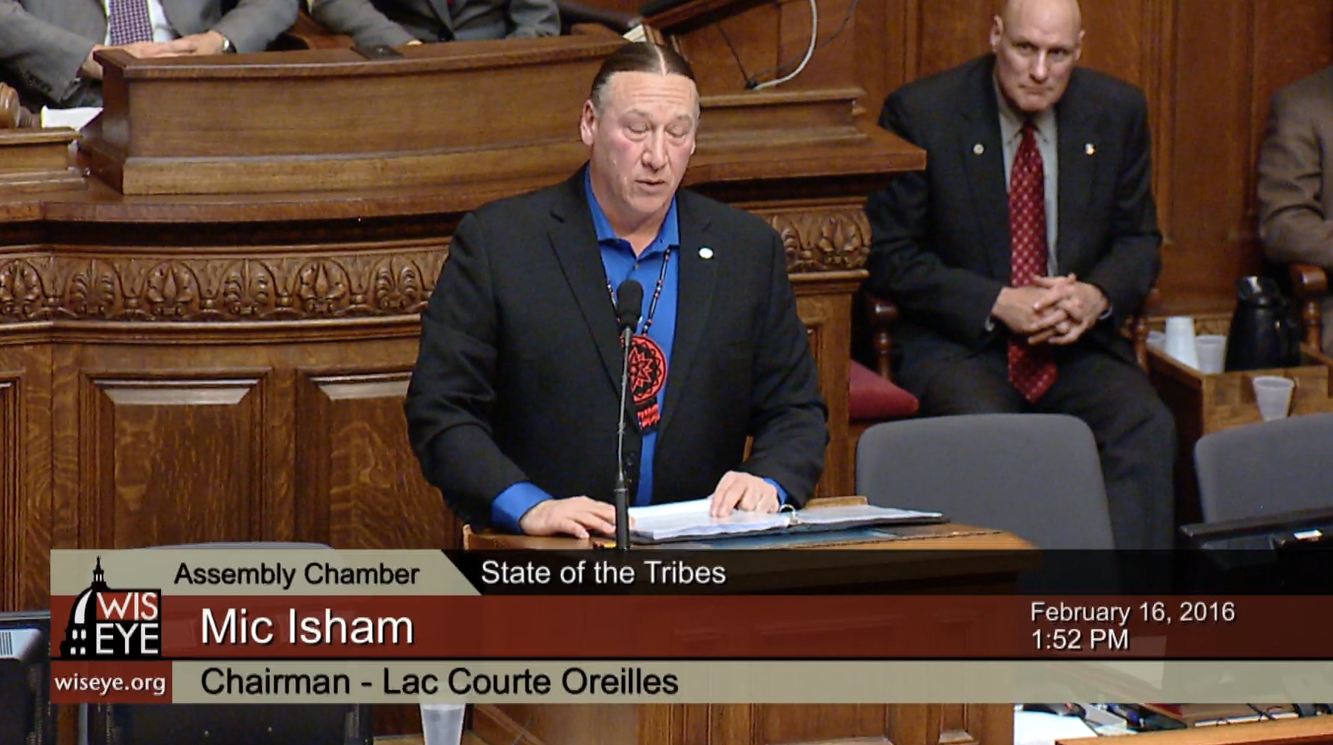 Isham uses State of the Tribes address to offer current portrait of