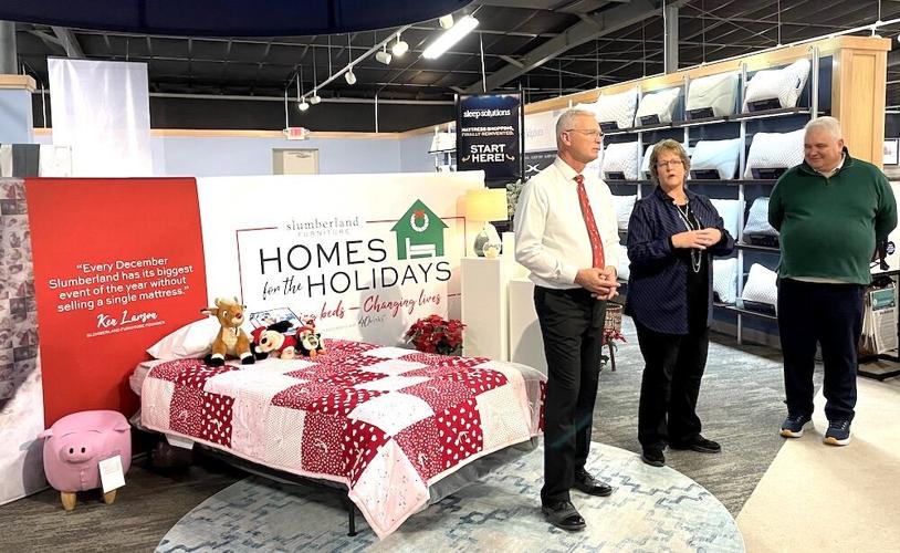Slumberland gives out beds, bedding during 26th annual Home for the