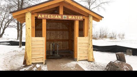 Maslowski Beach Artesian Well Officially Open News Apg Wi Com