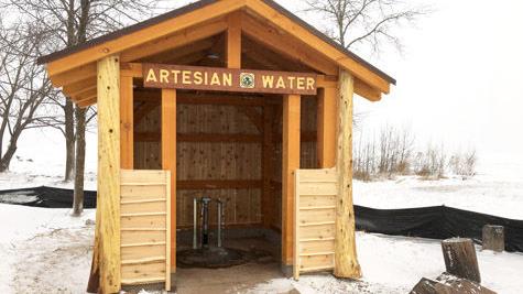 Maslowski Beach Artesian Well Officially Open News Apg Wi Com