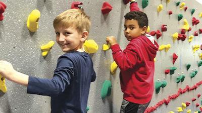 Hopi Elementary School adds climbing wall to gym | Schools & Sports ...