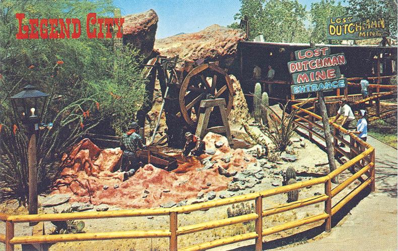 Legend City Lost Dutchman Mine Postcard