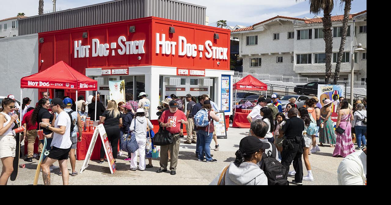 Putting Smiles on Faces Hot Dog on a Stick Muscle Beach reopens Food Drink