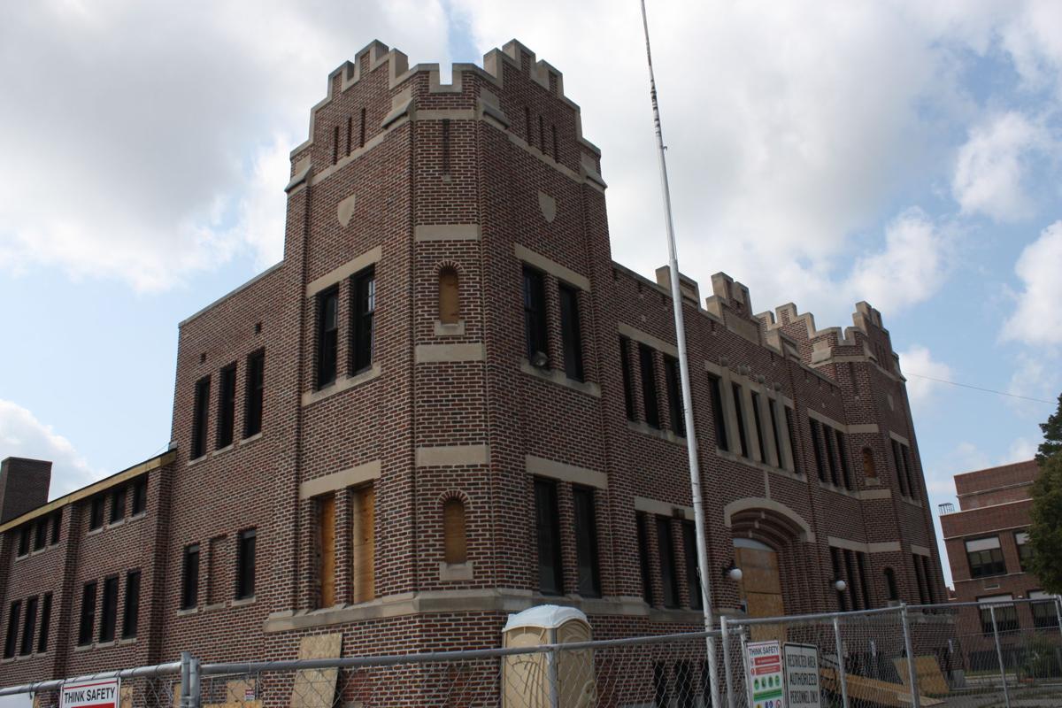 Building up the Armory Owosso