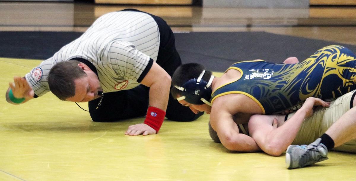 WRESTLING OvidElsie captures first team district title since 1992