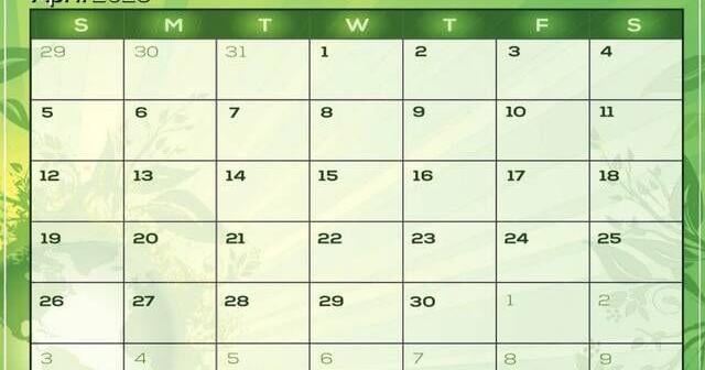 Community Calendar, 4-10-26