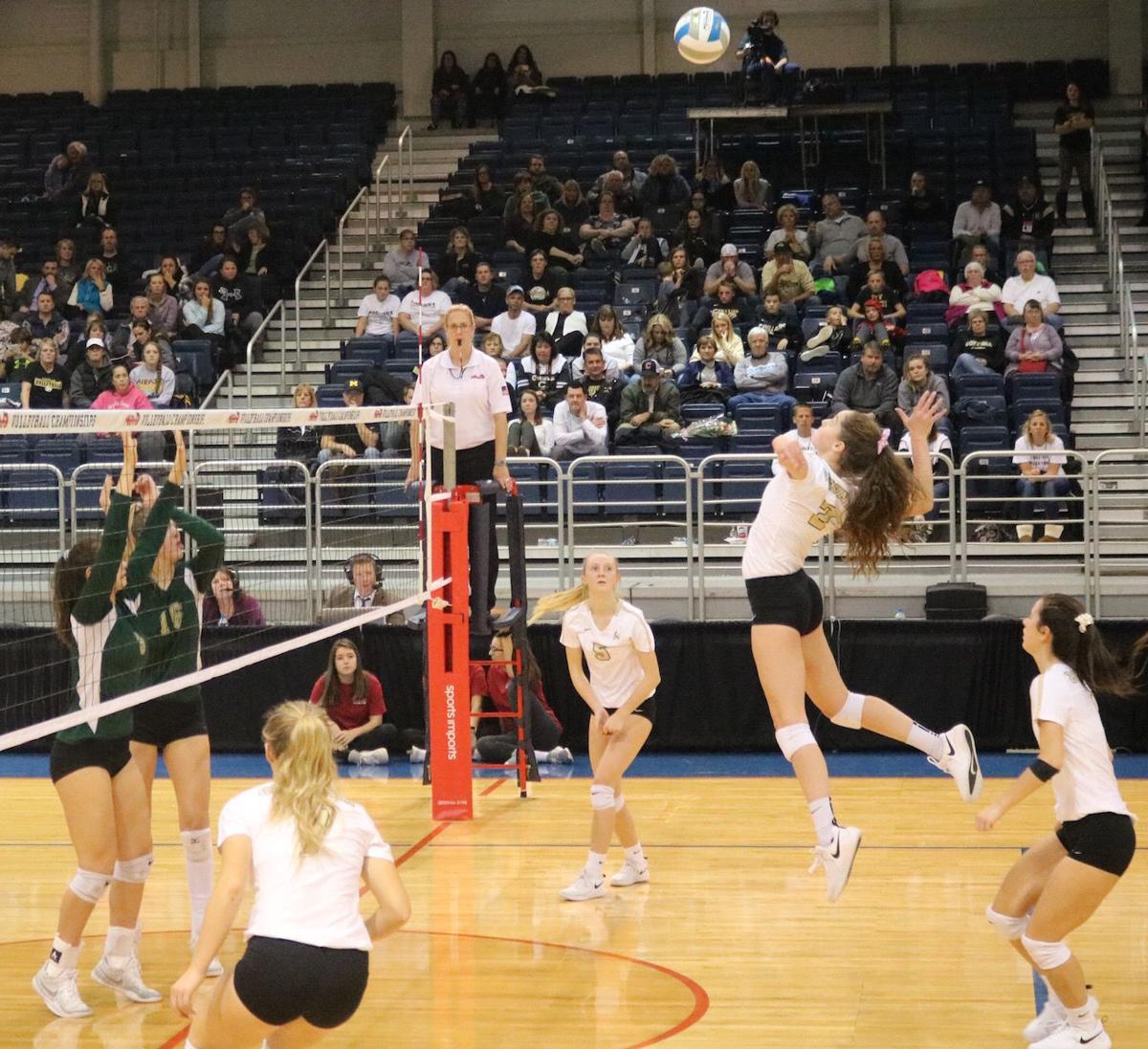 VOLLEYBALL Corunna stopped in semis; Historic ride ends in Battle
