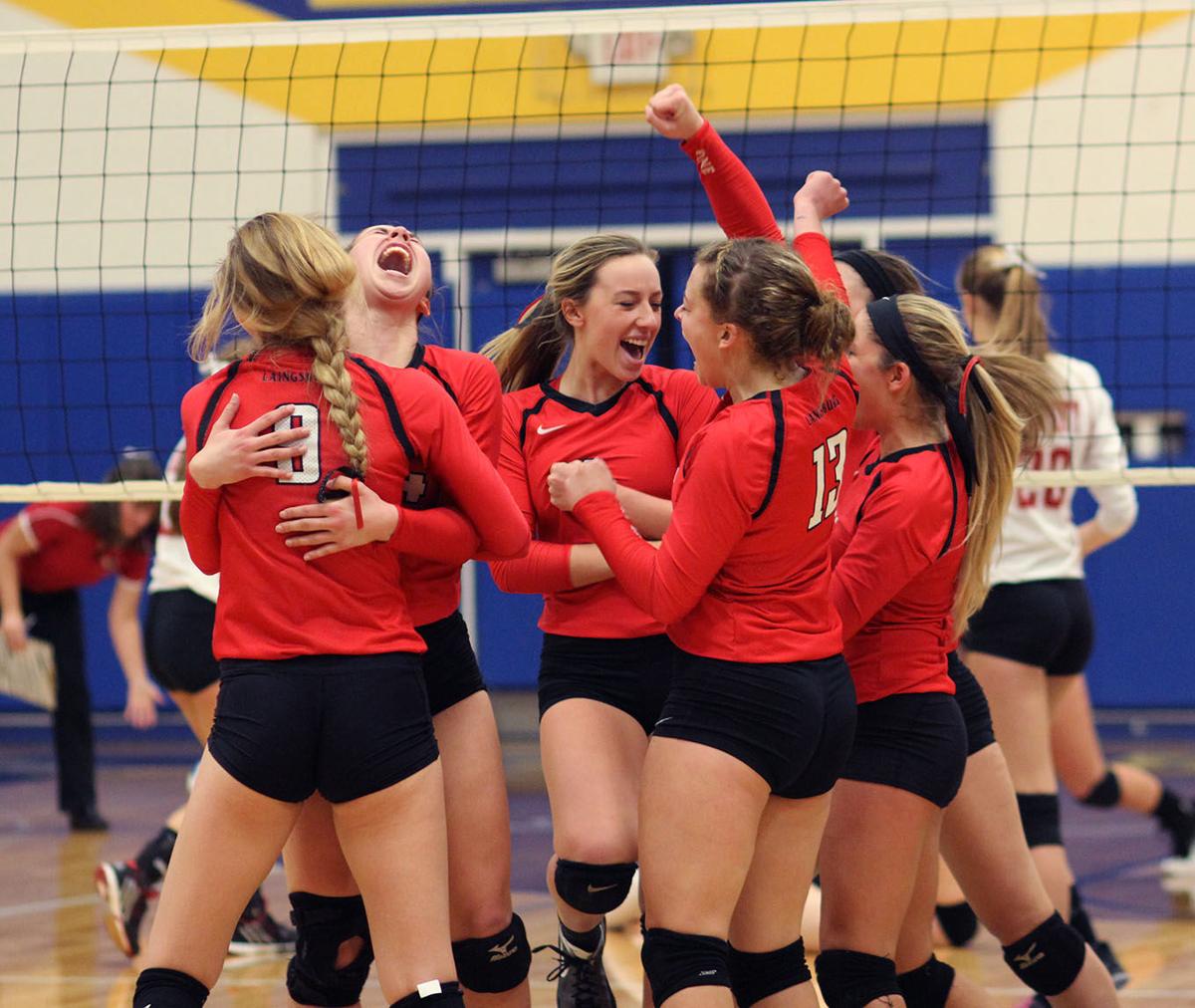 VOLLEYBALL Wolfpack beat No. 3 Kent City for second straight regional