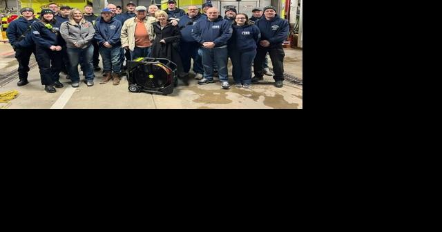 Grateful Perry area couple buys $5,600 ventilation fan for fire department - Vimarsana News
