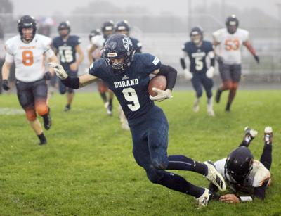 High School Football Durand Comes Back Beats Chesaning For First