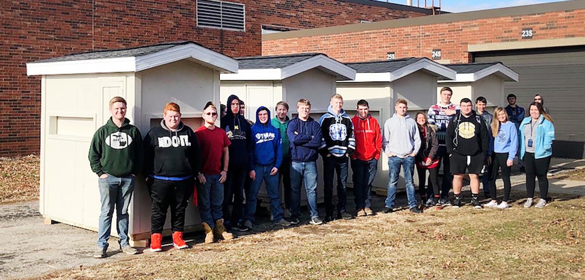 Corunna Trades Students Building Experience Local News Argus