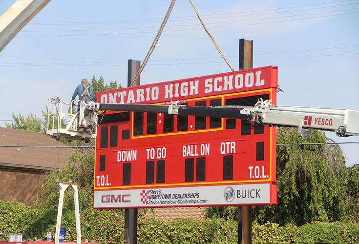 Ontario School District gets new scoreboard for Tiger stadium Local