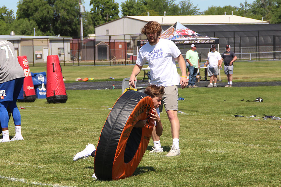 Bronco greats come to teach future football players