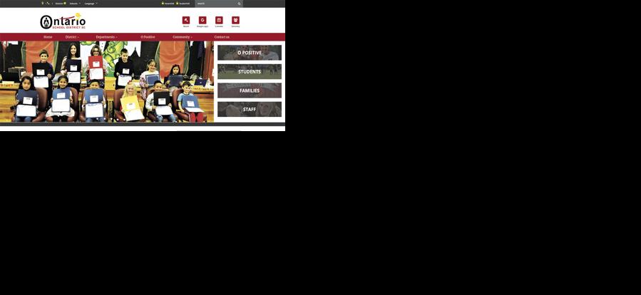 Ontario schools open year with new website | Local News Stories | argusobserver.com