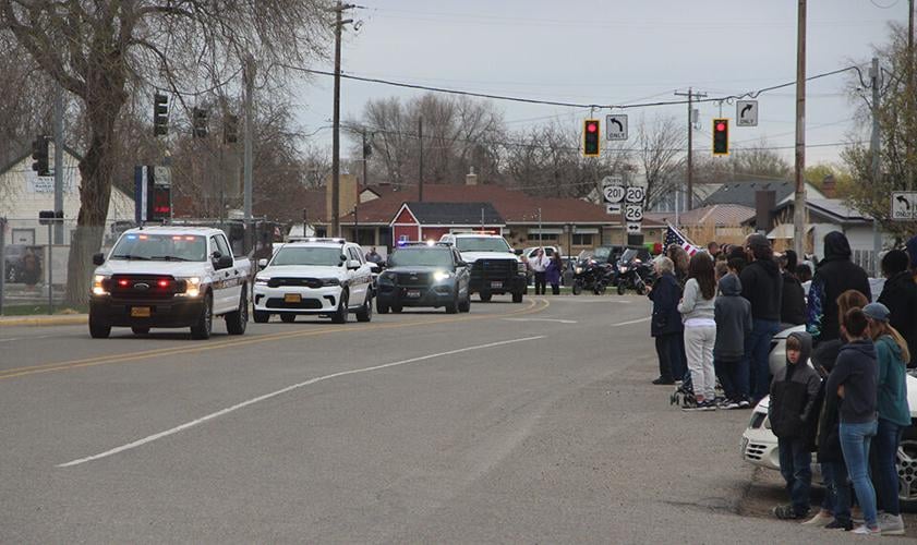 Community gathers for Nyssa Police Department Reserve Cpl. Joseph Johnson’s celebration of life