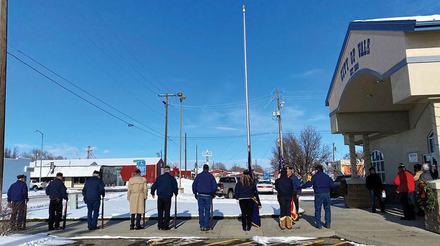 American Legion holds new flag pole ceremony at Vale City Hall Local