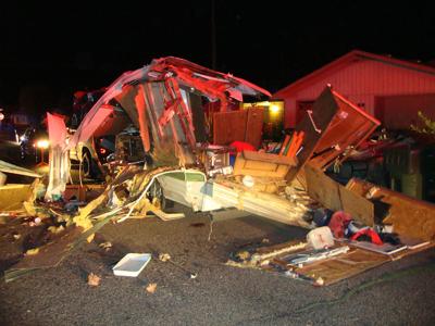 Gas leak destroys trailer | Local News | argusobserver.com