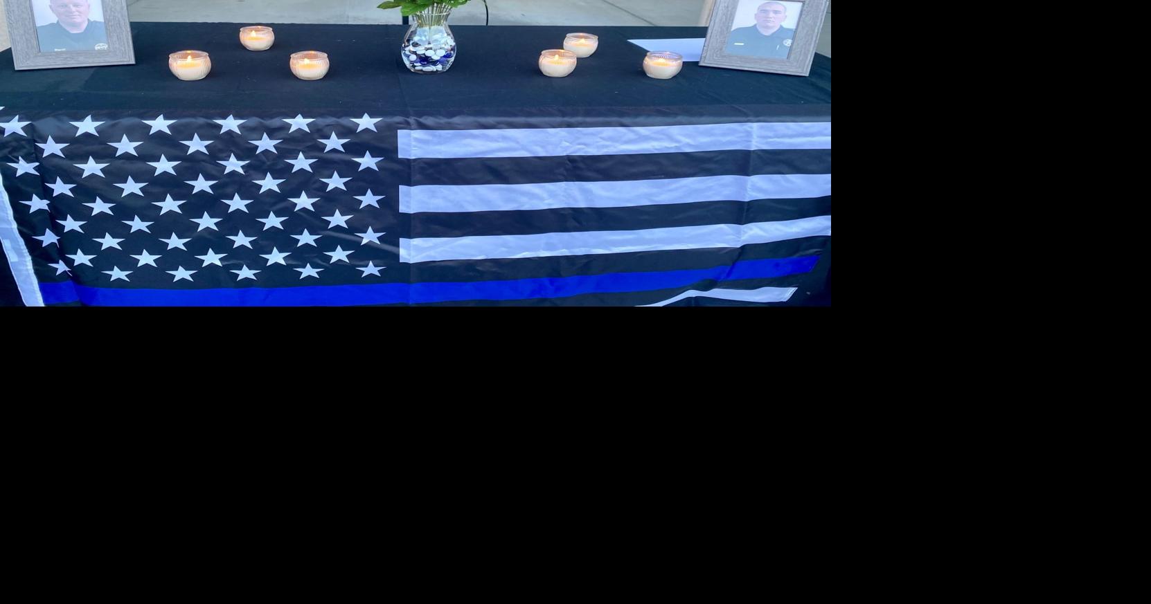 In Remembrance Vigil held for Sgt. Chris Ward and K9 Deputy Logan Fox