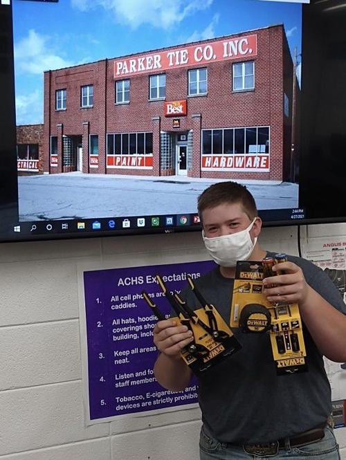 Andruw W. named CTE Student of the Month