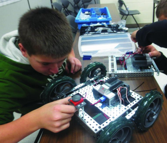 This week in the archives: ACMS students prepare for battle in robotics ...