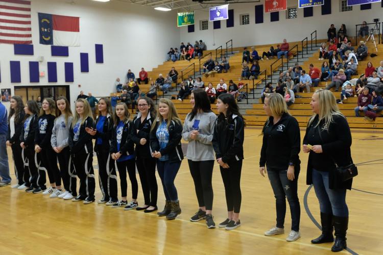 Ashe County Middle School students recognized on ACHS Senior Night