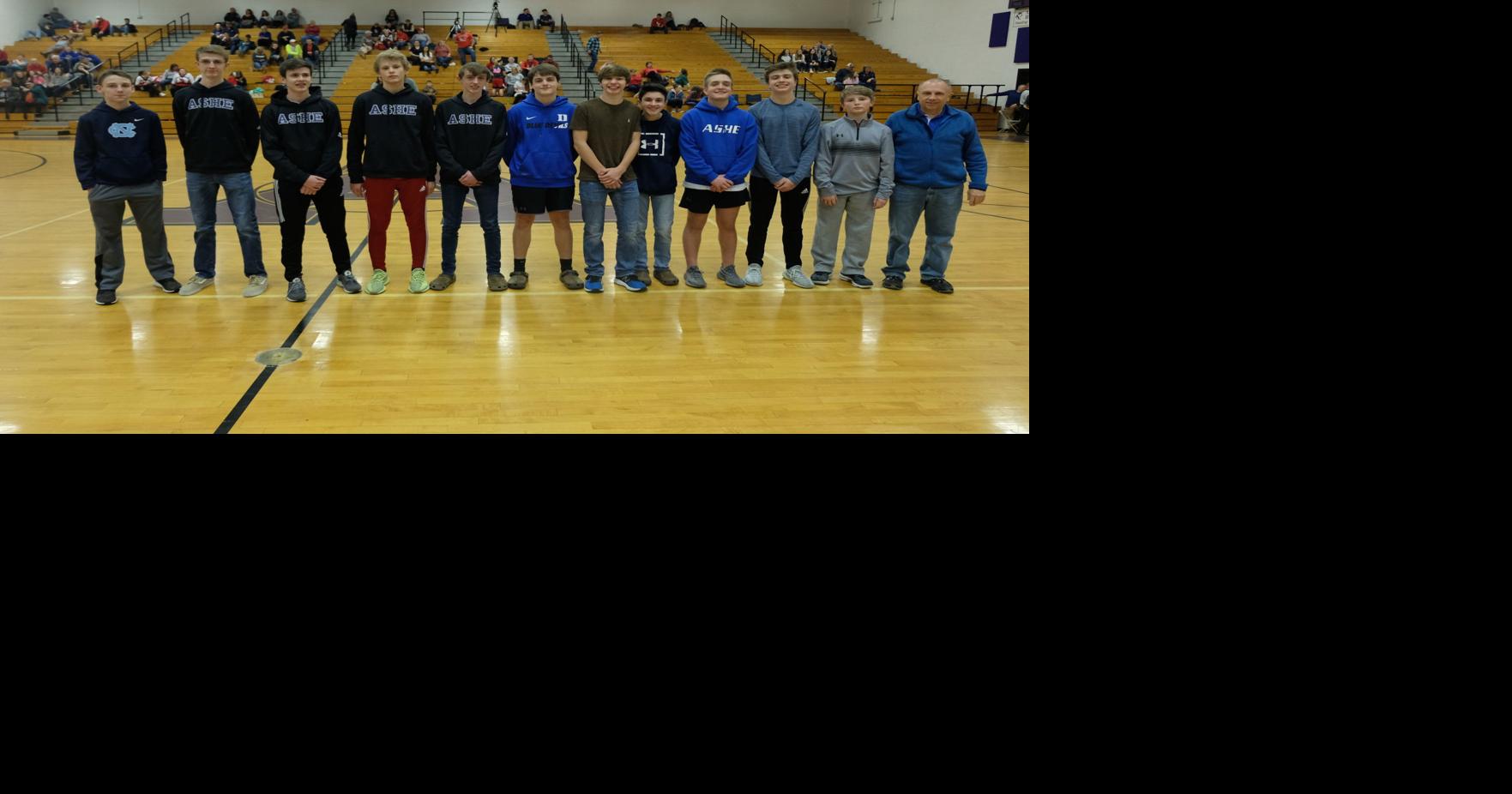 Ashe County Middle School students recognized on ACHS Senior Night