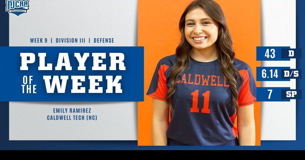 Ramirez wins second NJCAA Volleyball Defensive Player of the Week Award Sports