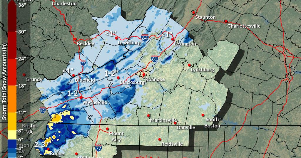Winter Storm Warning goes into effect Saturday evening | News ...