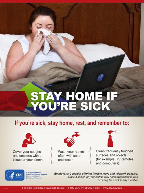 Image result for cdc stay home if sick