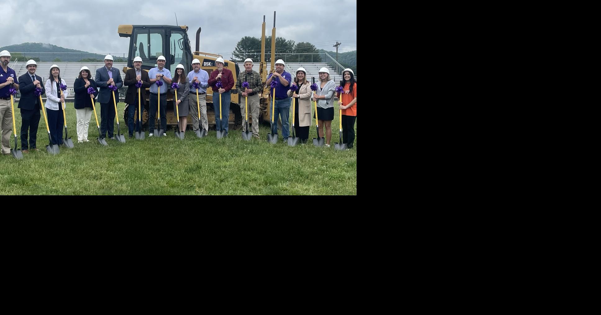 Groundbreaking ceremony celebrates new high school football field ...